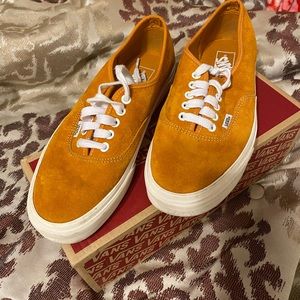 limited edition burnt orange suede vans